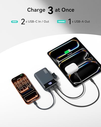INIU Portable Charger, Smallest 20000mAh 22.5W Fast Charging Power Bank - color: Blue, size: Mini Size