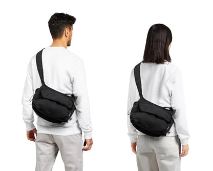 Cinch Sling (Everyday Shoulder Bag with Internal and External Organization, and Light Comfortable Padding) - color: Seafoam
