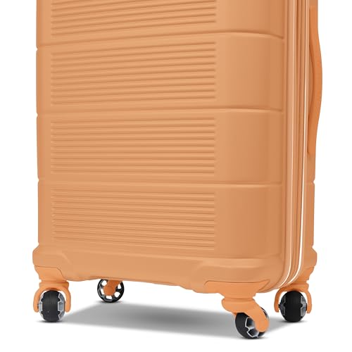 American Tourister Stratum 2.0 Expandable Hardside Luggage with Spinner Wheels, 2-Piece Set 20/28, Papaya - color: Papaya, size: 2-Piece Set (Carry-on/Large)
