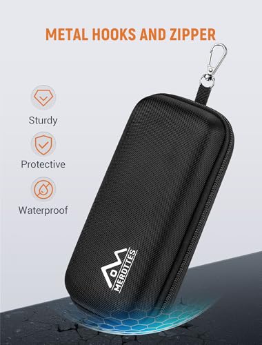 Double Glasses Case Hard Shell, Dual Sunglasses Organizer w/Zipper, Shockproof Travel Eyewear Storage Case for Car - color: Black