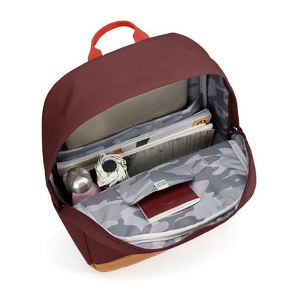 Pacsafe GO 25L Anti Theft Backpack, Garnet Red - color: Garnet Red