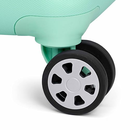 Traveler's Choice Pagosa Hardshell Expandable Luggage with Spinner Wheels, Mint, 2-Piece Set (22/27) - color: Mint, size: 2-Piece Set (22/27)