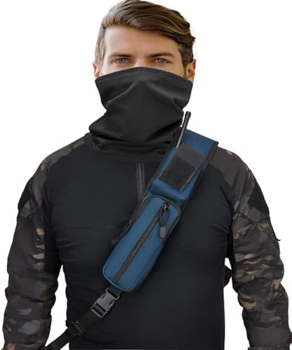 Tactical Sling Crossbody Bag Holster Shoulder Backpack 15L - color: Navy Blue