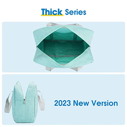 Narway Personal Item Travel Bag, Foldable Carry on Duffle Bag for Women Men - color: AA-Thick Mint Green