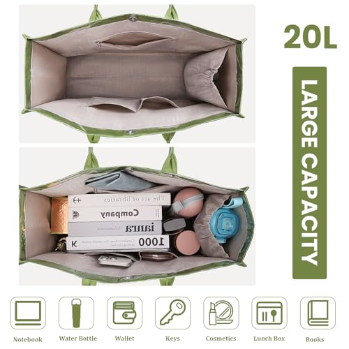 Lushandy PVC Tote Bag Women's Waterproof Jelly Beach Bag Work Hobo Handbag - color: Solid-green