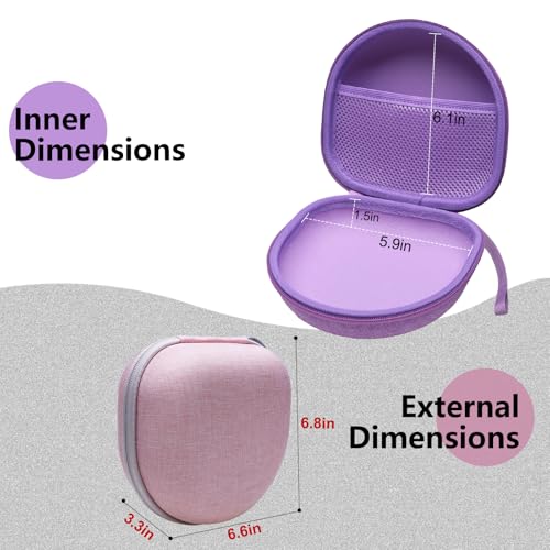 Headphone Headset Case for Folding Headphone, Wine Red - color: 13.Wine Red