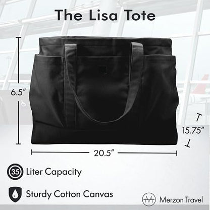 Lisa Tote | 35L | TOTE-136 Black - color: The Lisa Tote (Black), size: Medium