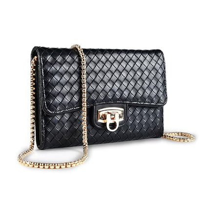 Small Crossbody Bag Sling Bag, Phone Holder for Women - color: K Black