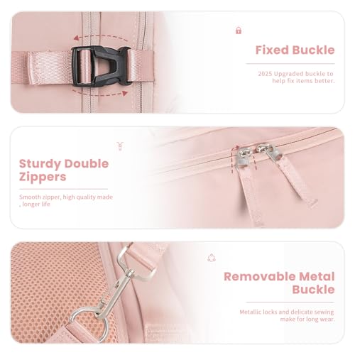 Sinaliy 여행용 백팩, 핑크, XL, 모던. - color: 핑크, size: XL