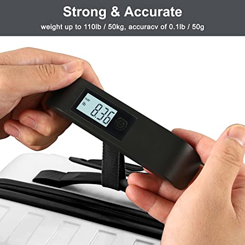 travel inspira Luggage Scale, Portable Suitcase, Weighing Scales - color: Black