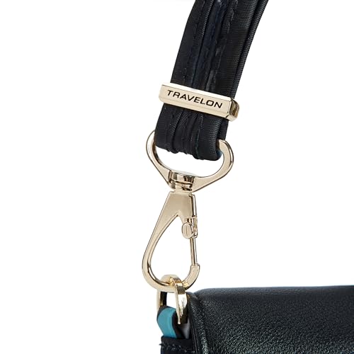 Travelon Anti-Theft Addison Convertible Crossbody/Belt Bag - color: Midnight Floral