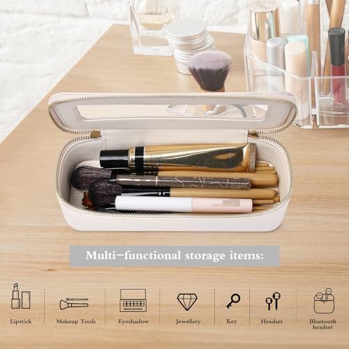 Pinkmik Makeup Brush Case, Beige, SLIM - color: B/Beige, size: SLIM