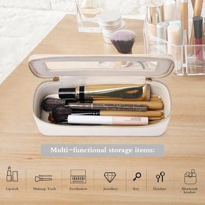 Pinkmik Makeup Brush Case, Beige, SLIM - color: B/Beige, size: SLIM
