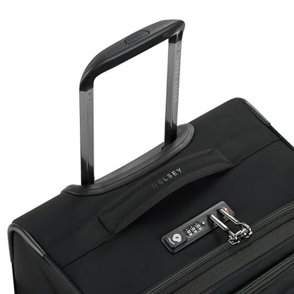 DELSEY PARIS Cruise 3.0, 20 Inch Carry-On Softside Luggage, Black - color: Black, size: Carry On 20 Inch