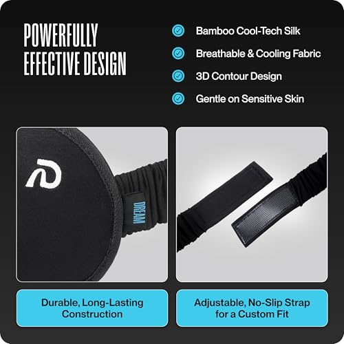 Dream Recovery Performance 3D Contoured Silk Sleep Mask, The Pro Mask - color: Pro Sleep Mask