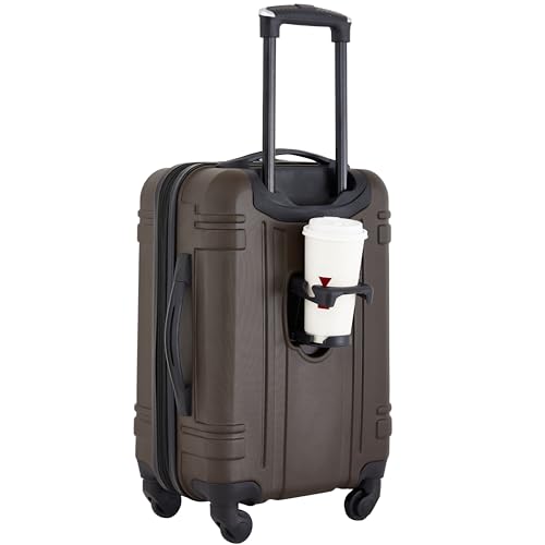 Wrangler 20" Astral Hardside Carry-On Luggage, Cedar - color: Cedar