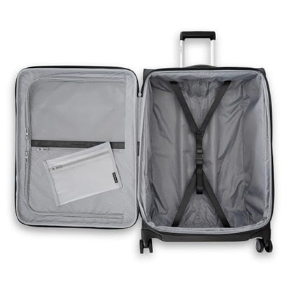 Samsonite UpLIFT Lightweight Large Checked Softside 3-Piece Luggage Set with Spinner Wheels - Expandable - Airline-Approved, Polyester Soft Suitcase for Ultra Light Travel - Black - color: Black, size: 3-Piece Set (CO/MD/LG)