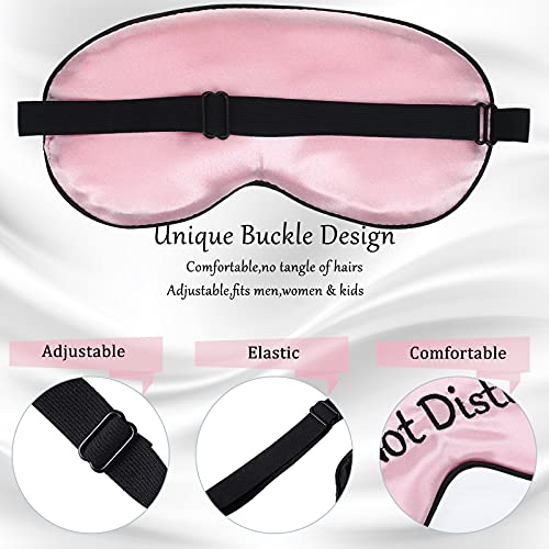 Geyoga 8 Pack Silk Funny Sleep Masks for Women Sleep, Fresh Colors - color: Fresh Colors