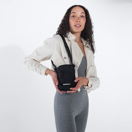 Sherpani Rogue, RFID Mini Crossbody Bag for Women - color: Raven