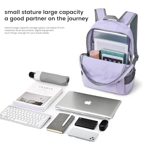 G4Free 20L Small Packable Travel Hiking Backpack for Men Women - color: Light Purple, size: 20L