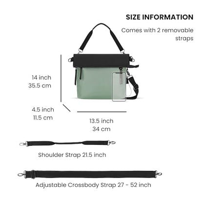 Sherpani Vale, Anti-Theft Crossbody Tote for Women - color: Black