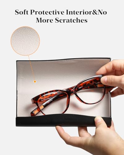 Payne Glasses Slim Glasses Case, Reading Glasses Case - color: Black - 1 Pack