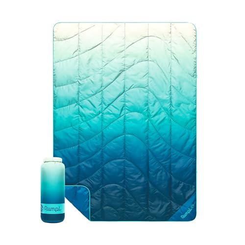 Rumpl Travel Puffy Ultra-Packable Blanket, Deepfoam Fade - color: Deepfoam Fade