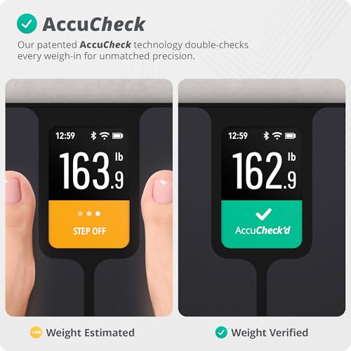 Greater Goods Smart Scale – Body Fat, BMI & Muscle Mass, Wi-Fi & Bluetooth - color: Black Smart Scale