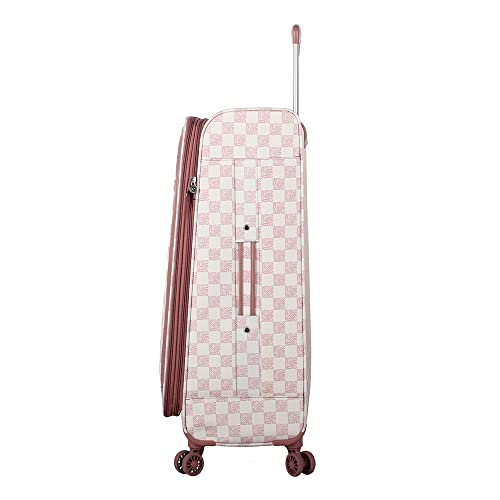 Steve Madden Designer Luggage (Chalet Pink, 28in) - color: Chalet Pink, size: 28 Inches