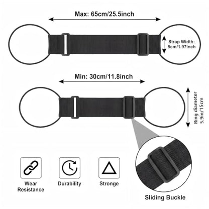 Luggage Strap for Luggage, Family Set (2)(RED) - color: RED