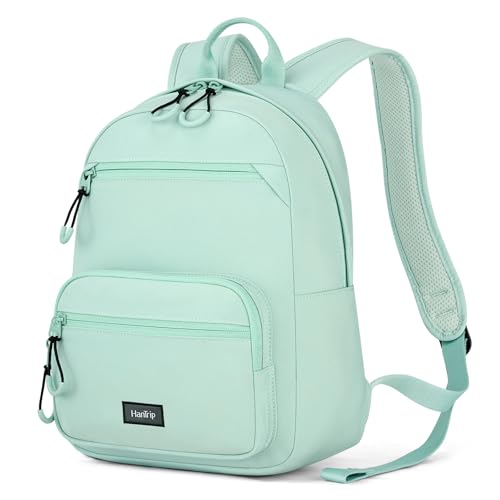 HanTrip 13 Inch Mini Small Travel Backpack Cary on For Women Men, Cyan - color: Cyan, size: 13 Inch