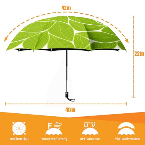 Folding Umbrella, Automatic Small Compact, Sun & Rain - color: MT64