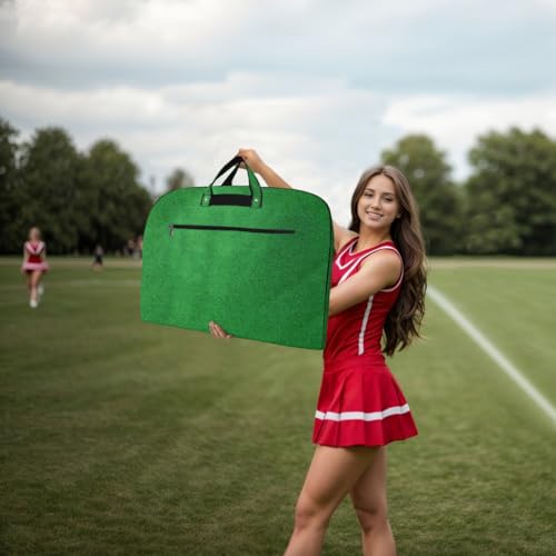 NGIL Glitter Travel Hanging Garment Bag (Glitter-Green) - color: Glitter-Green