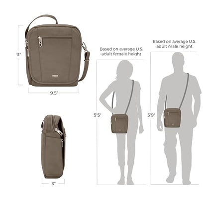 Travelon Anti-Theft Classic Medium Tour Bag - color: Nutmeg
