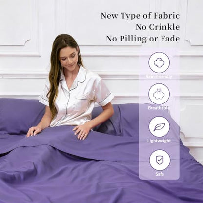 Sleeping Bag Liner, Compact Travel Sheets for Hotel Hostel - color: Grey Blue, size: 82.7" X 70.9"