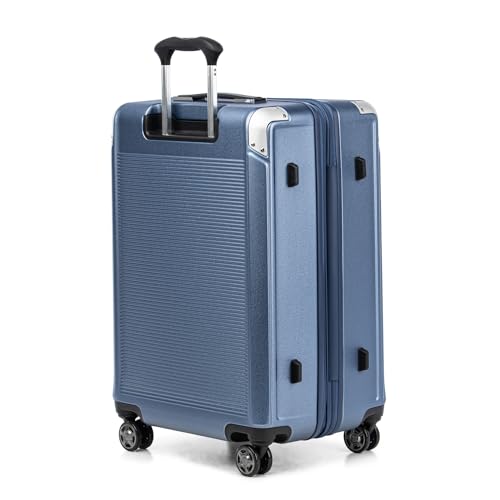 Travelpro Platinum Elite Hardside Checked Luggage, Dark Sky, 25-Inch - color: Dark Sky Blue, size: Checked- Medium 25-Inch