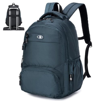 40x30x15cm Personal Item Travel Bag 16x12x6inch Carry On Backpack - color: Dark Blue