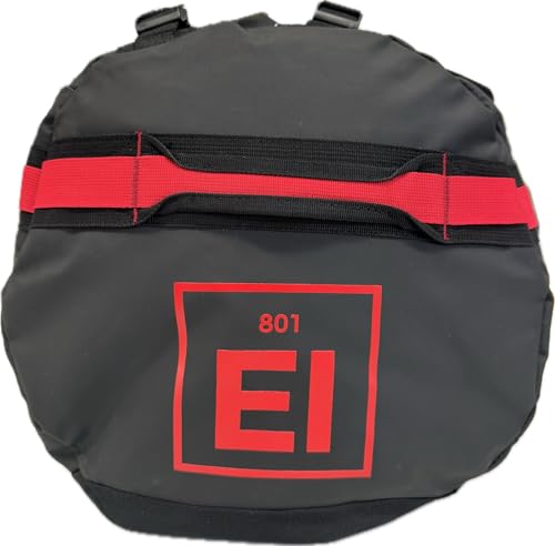 Element Equipment Trailhead Duffel Bag Shoulder Straps Waterproof Black/Red Medium - color: Black/Red, size: Medium 51 Liters