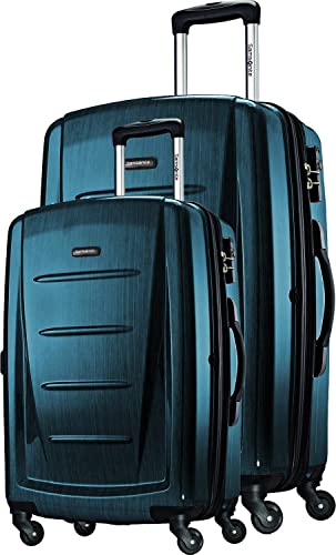 Samsonite Winfield 2 2-Piece Set (Carry-on/Large) Hardside Expandable Luggage with Spinner Wheels (Teal, 2-Piece Set (20/28)) - color: Teal, size: 2-Piece Set (Carry-on/Large)