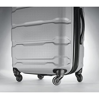 Samsonite Omni PC Hardside Expandable Luggage with Spinner Wheels, Silver, Carry-On 20-Inch - color: Silver, size: Carry-On 20-Inch