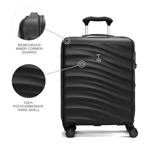 Travelpro Maxlite Air V2 Hardside Expandable Carry-On, Black, 18-Inch - color: Black, size: International Carry On 18-Inch