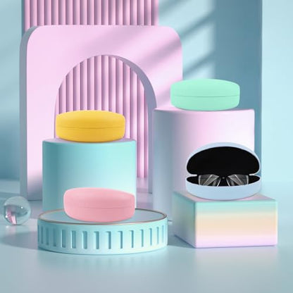CHZZMS 4팩 엑스트라 라지 하드 쉘 안경 케이스, 안경 및 선글라스용 보호 케이스 - color: 4팩-b