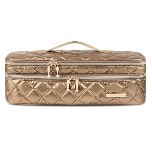 Anti-Drop Travel Case for Dyson Airwrap & Shark FlexStyle - color: Gold