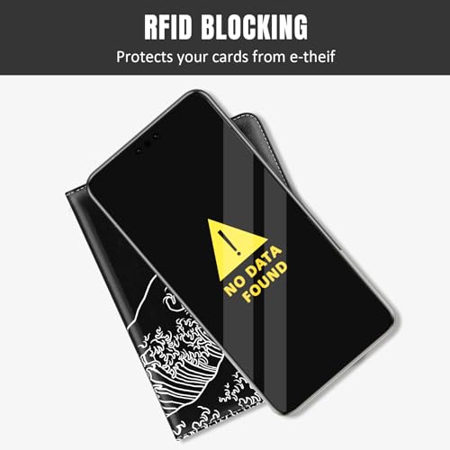 Rimilak Passport Holder,RFID Blocking Passport Cover, Abstract Waves - color: Abstract Waves