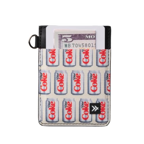 Thread Wallets Ultra Slim Minimalist Leather Card Holder Wallet (Diet Coke Cans) - color: Diet Coke Cans
