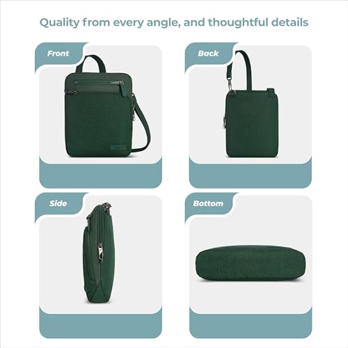 Travelon Anti-Theft Metro Small Crossbody - color: Forest Heather