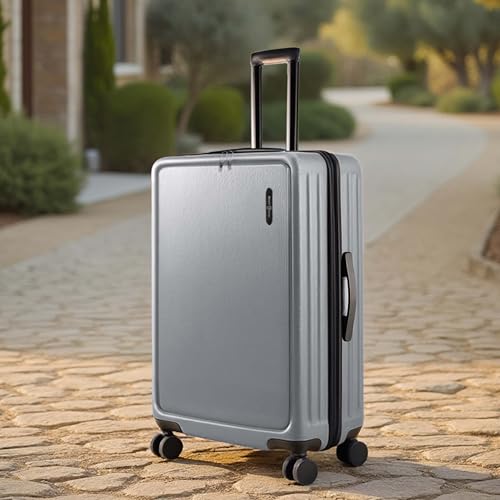 TRAVELARIM Luggage Sets 2 Piece, 24 Inch Suitcase and 28 Inch Luggage with Spinner Wheels, Durable Hard Shell Suitcase Set, Expandable Travel Suitcases with Wheels, Grey - color: Grey, size: 2 Piece Set (24"/28")