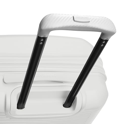 American Tourister Stratum 2.0 Expandable Hardside Luggage with Spinner Wheels - color: White, size: 3-Piece Set (Carry on/Medium/Large)