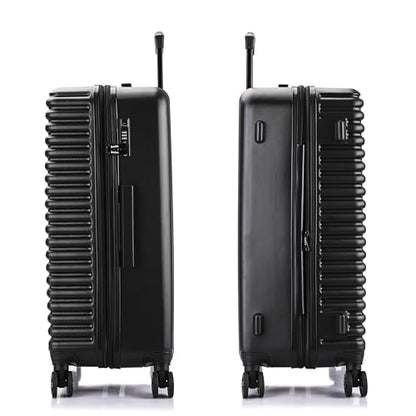 InUSA ALLY 28-Inch Large Hardside Spinner Luggage TSA Lock Durable Black - color: Black, size: 28 Inch