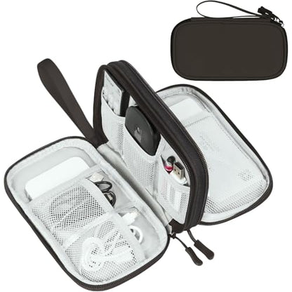 FYY Electronic Organizer, Travel Tech Pouch Bag, Medium, Coffee - color: Coffee, size: 8.3 x 5 x 2.6 inches